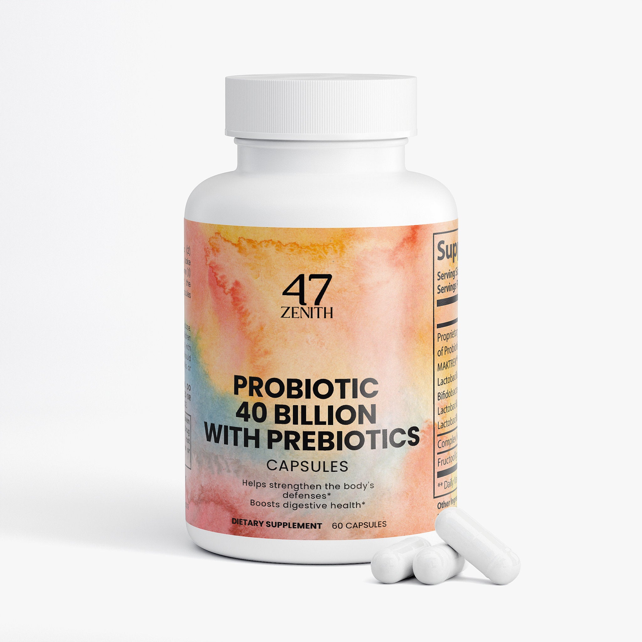Probiotic 40 Billion with Prebiotics