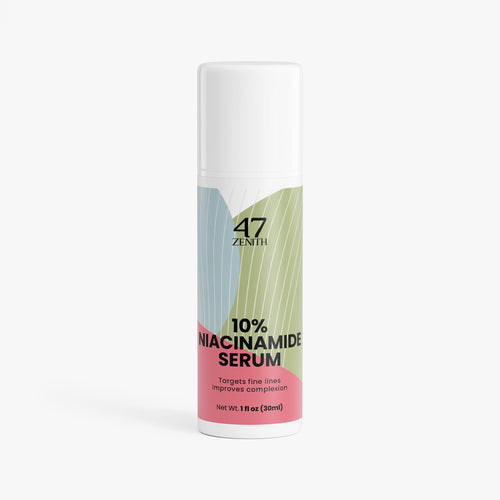 A7 Zenith 10% Niacinamide Serum bottle on a white background
