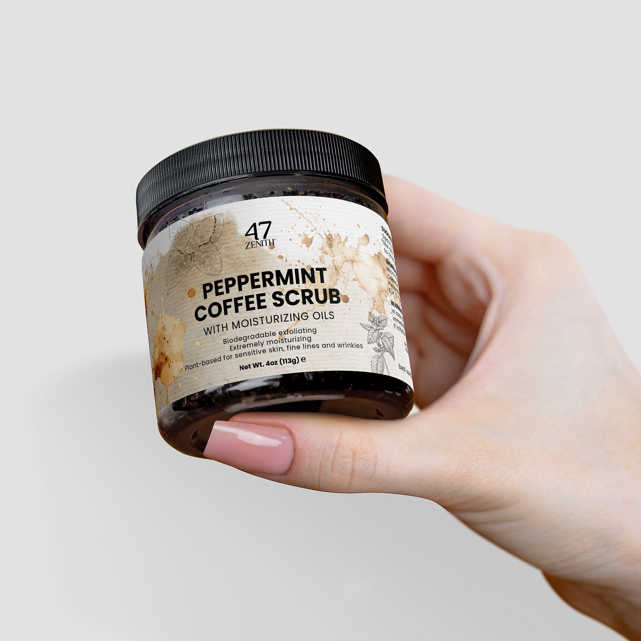 Peppermint Coffee Scrub