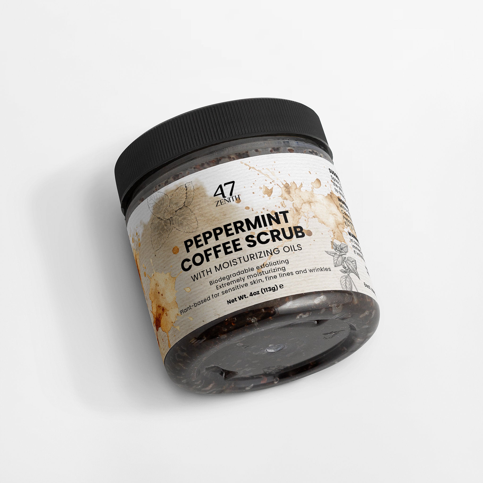 Peppermint Coffee Scrub