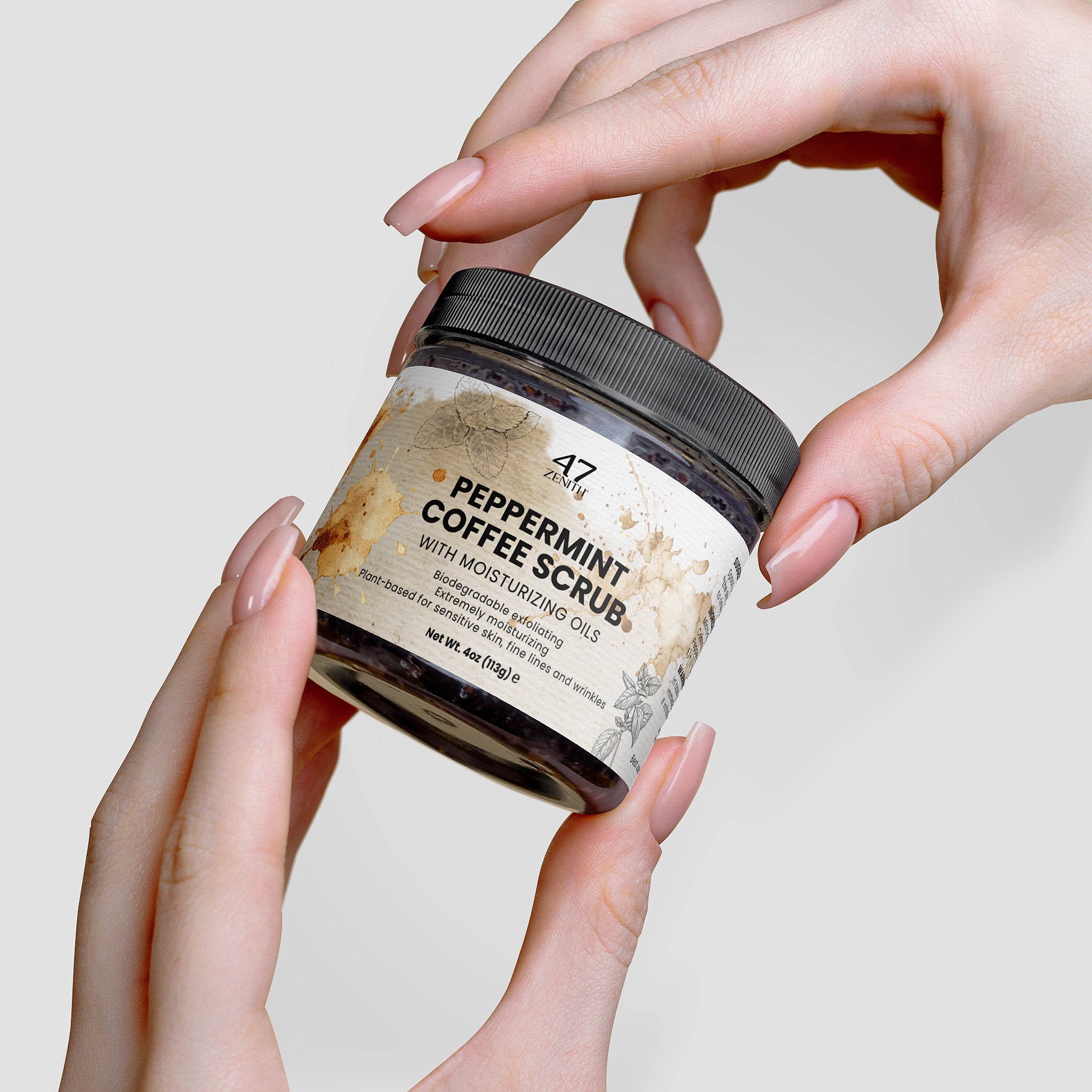 Peppermint Coffee Scrub