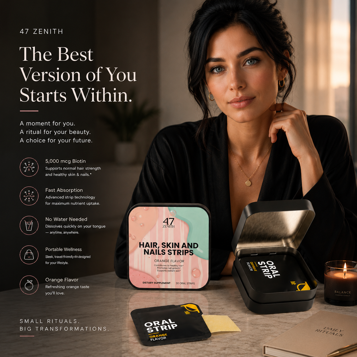 Hair, Skin and Nails Strips