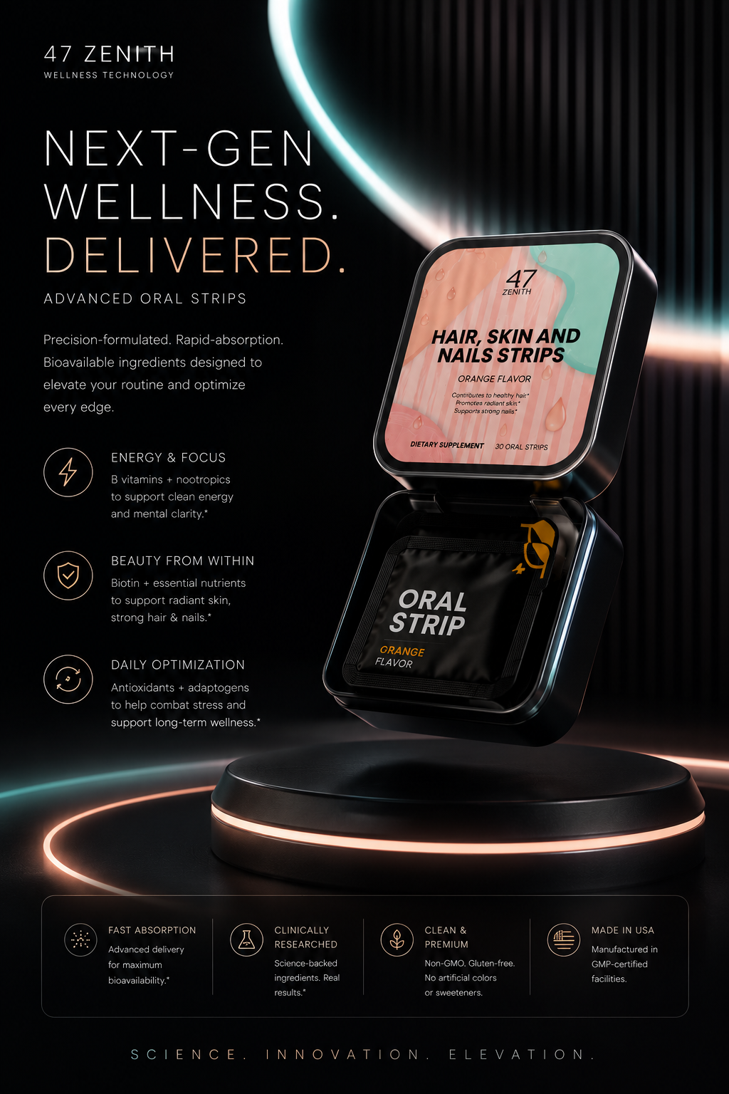 Hair, Skin and Nails Strips