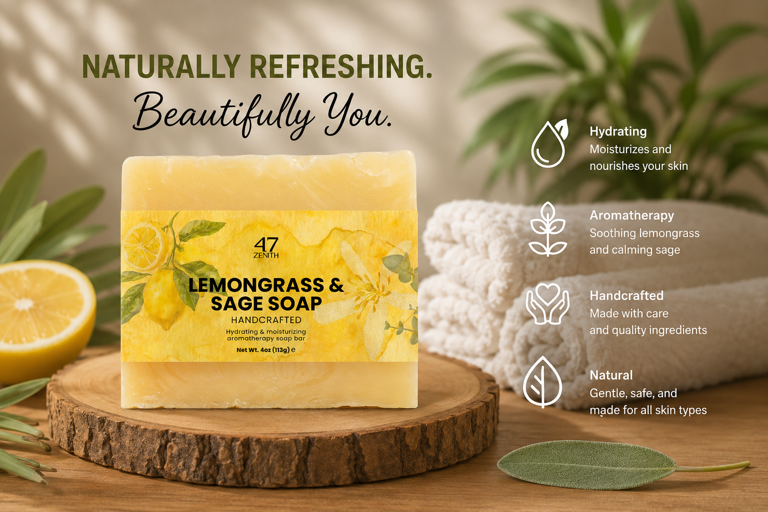 Lemongrass & Sage Soap