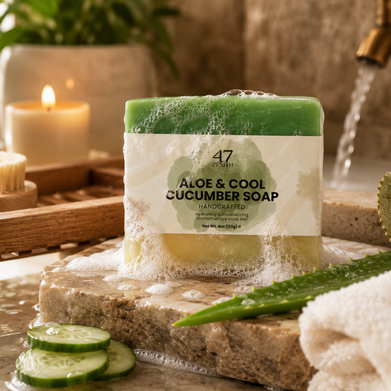 Aloe & Cool Cucumber Soap