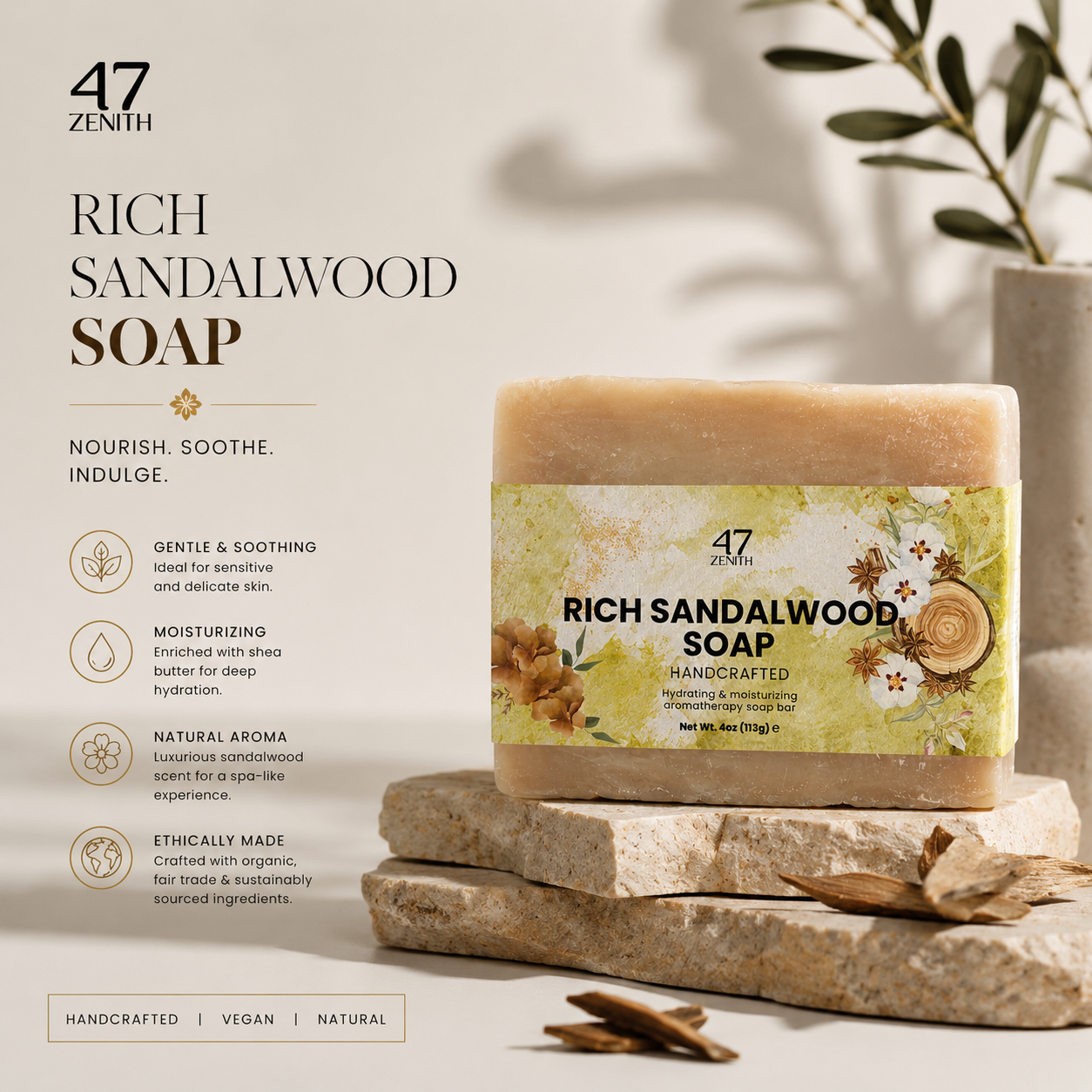Rich Sandalwood Soap