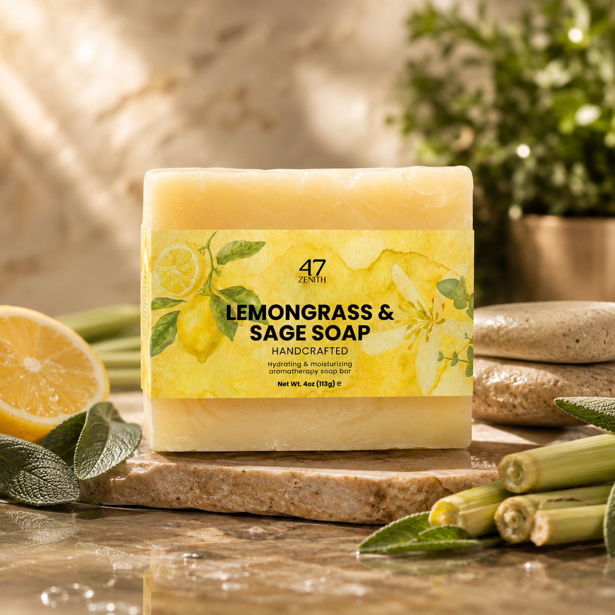 Lemongrass & Sage Soap