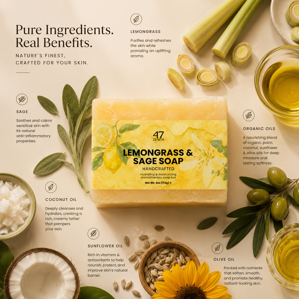 Lemongrass & Sage Soap