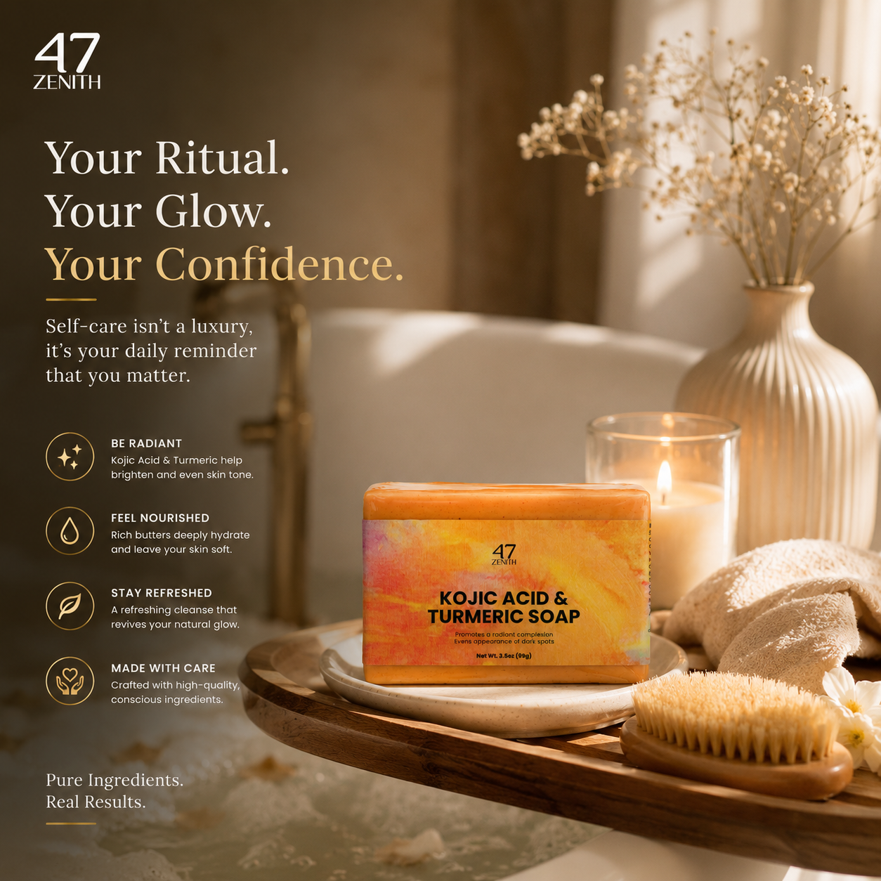 Kojic Acid & Turmeric Soap