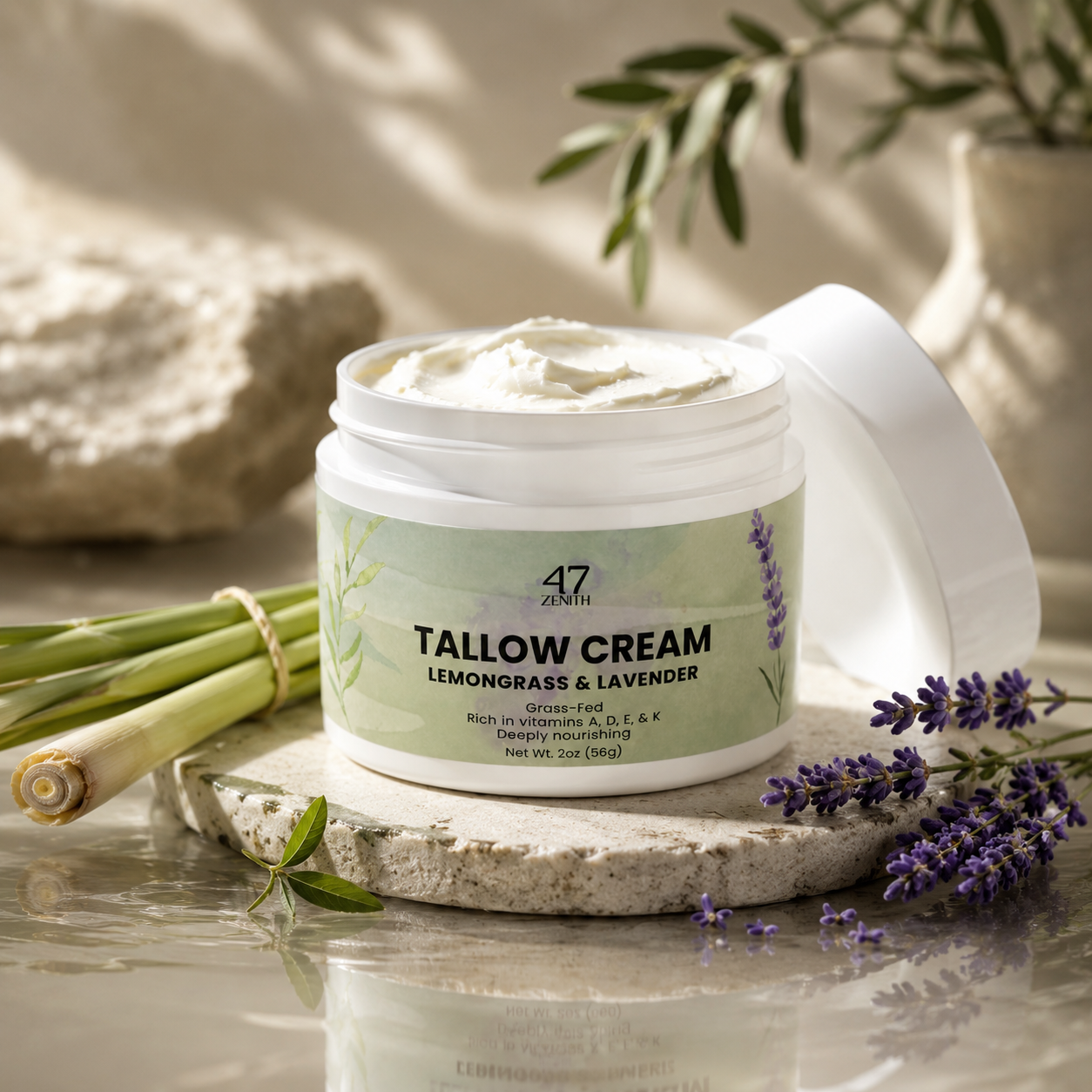 Tallow Cream Lemongrass & Lavender