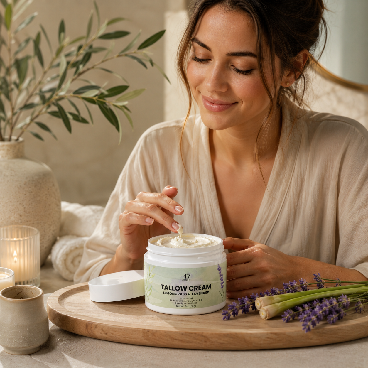Tallow Cream Lemongrass & Lavender