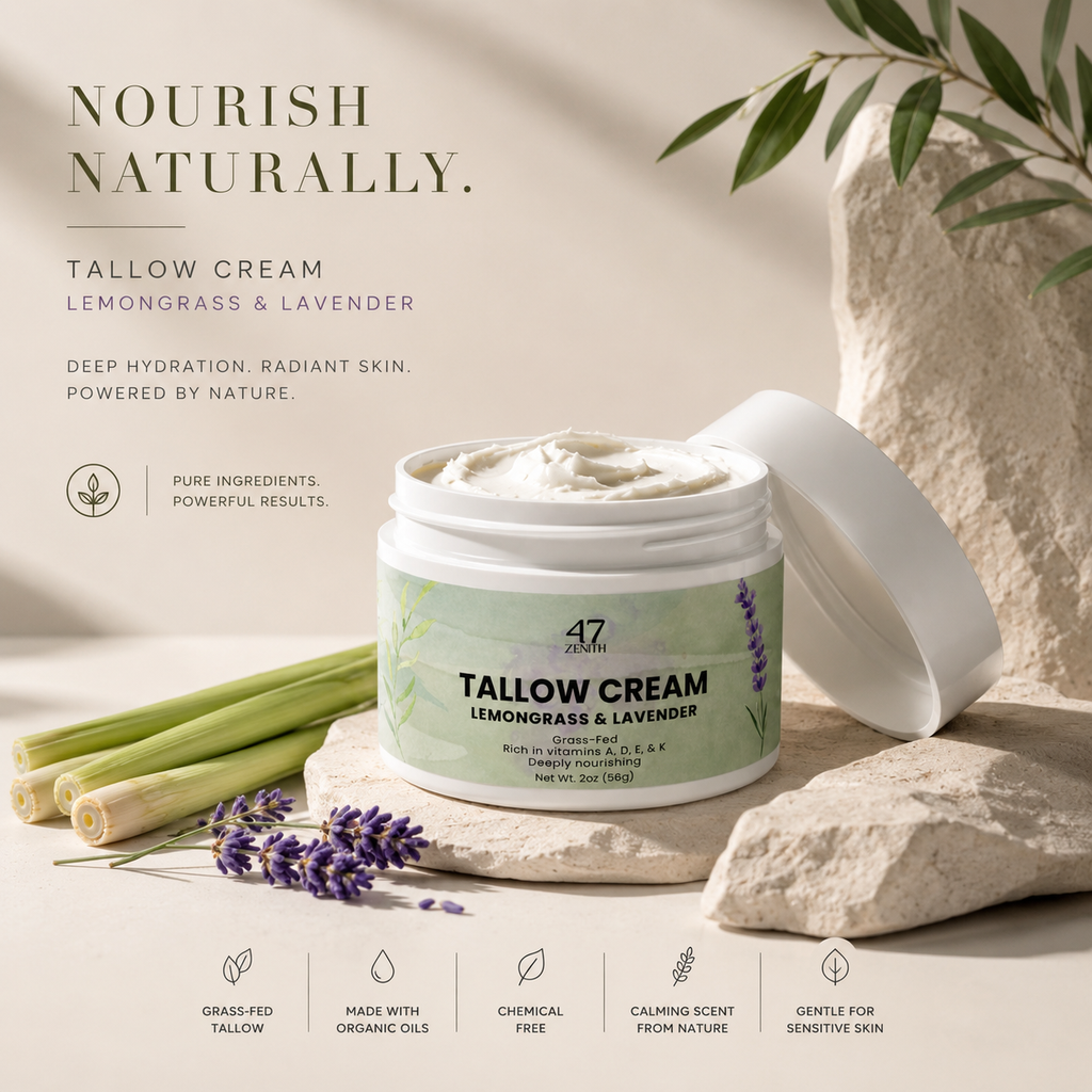 Tallow Cream Lemongrass & Lavender