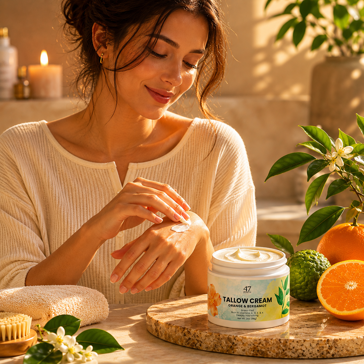 Tallow Cream Orange & Bergamot