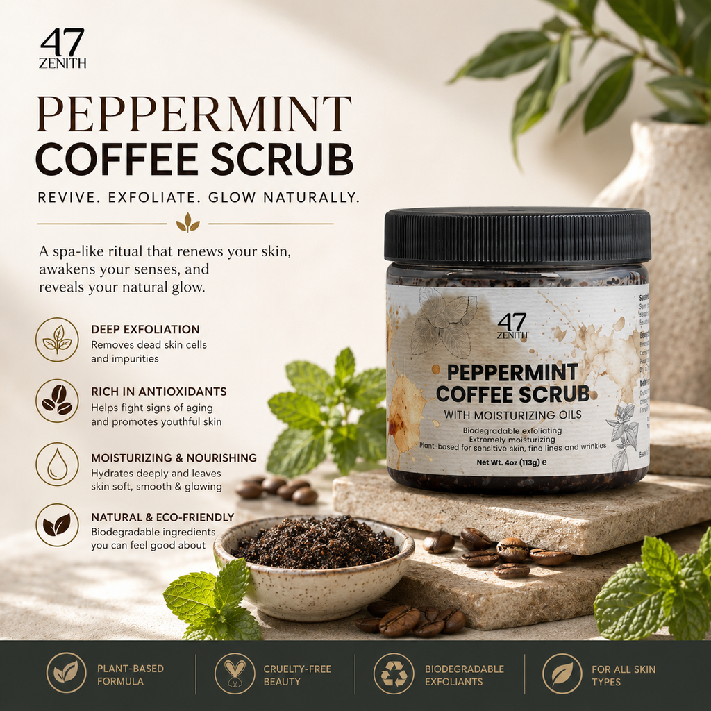 Peppermint Coffee Scrub