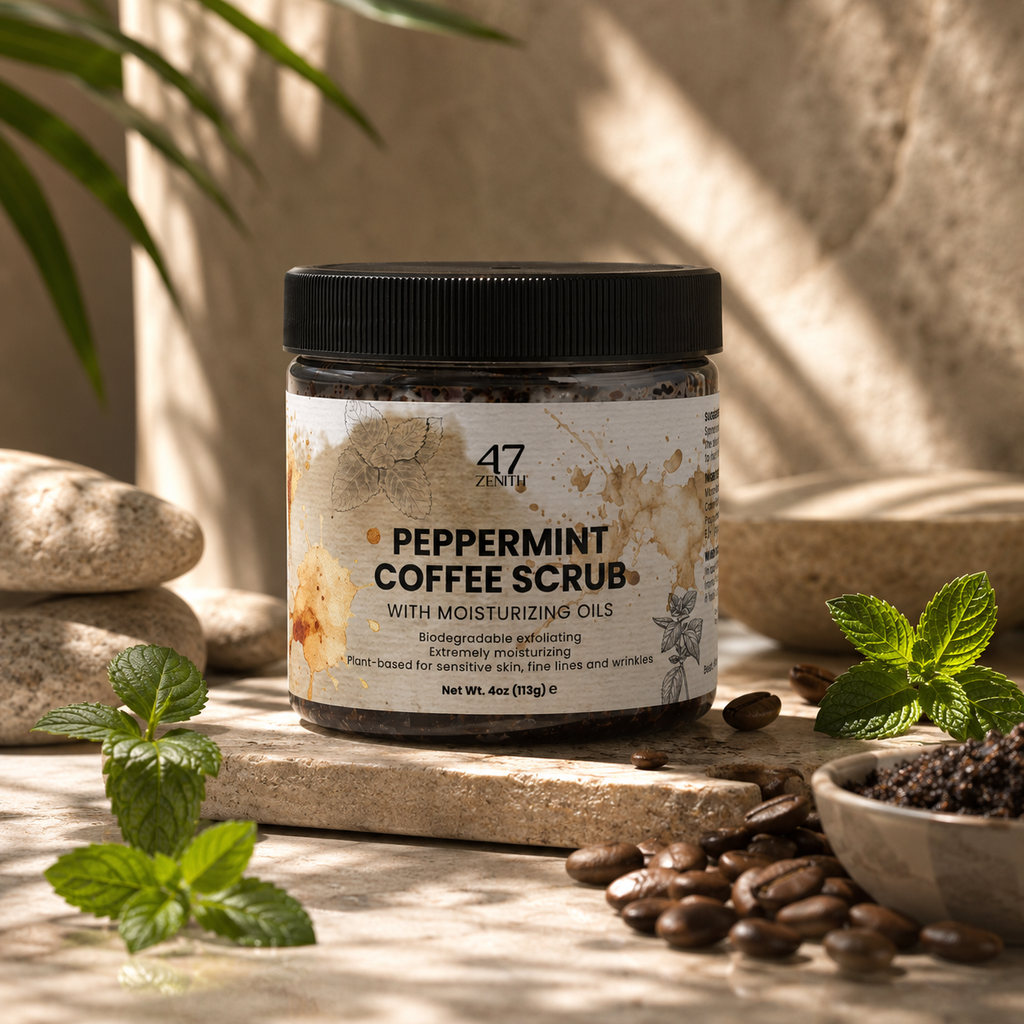 Peppermint Coffee Scrub