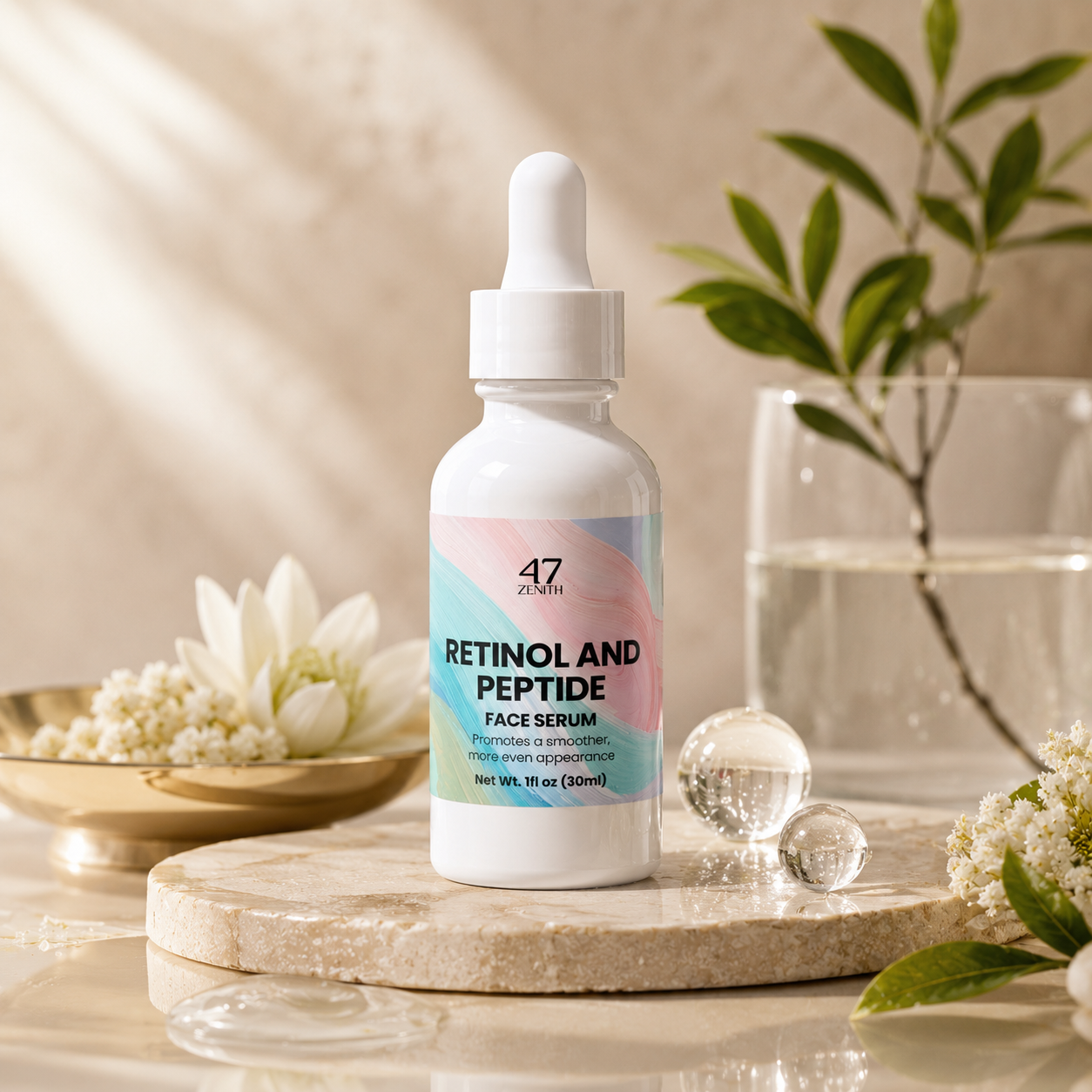 Retinol and Peptide Face Serum