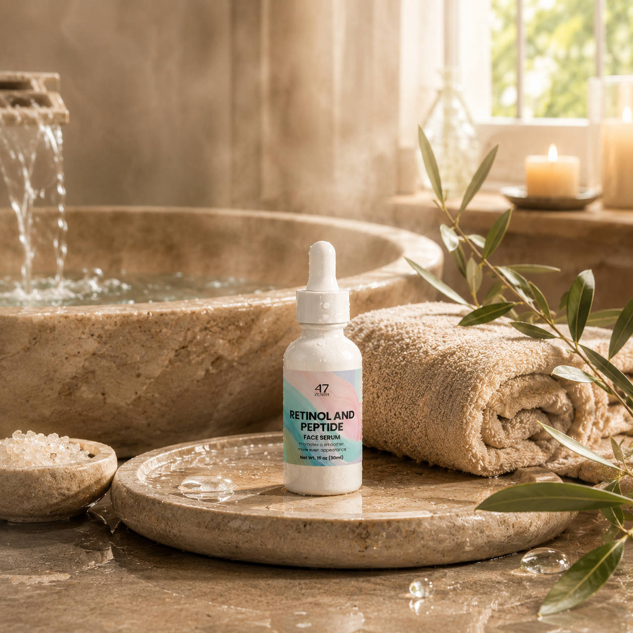 Retinol and Peptide Face Serum