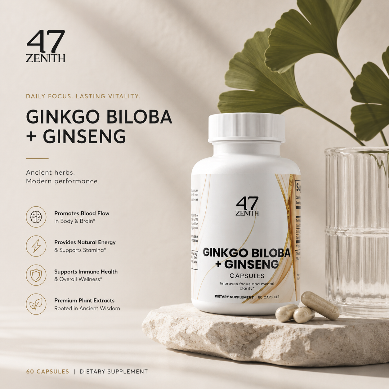 Ginkgo Biloba + Ginseng